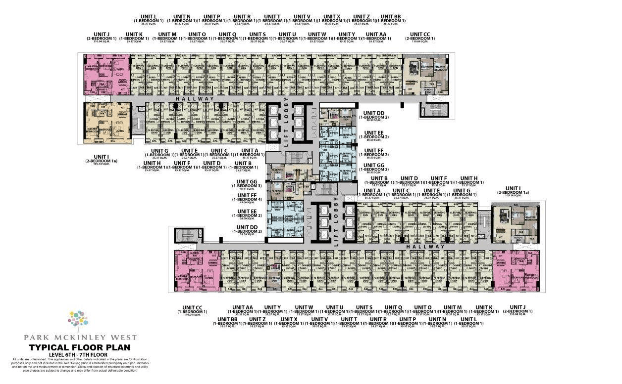 Floor plan 3 - Park McKinley West by MEGAWORLD